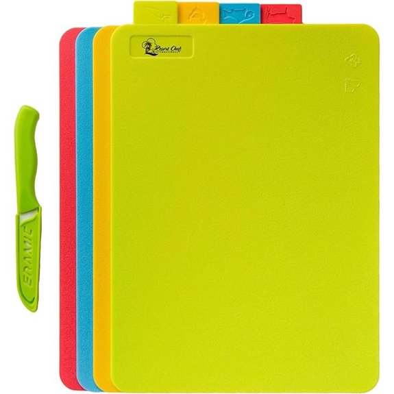 Resort Chef Reversible Cutting Board Set with Knife