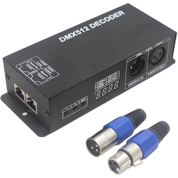 DMX 512 RGBW LED Light Strip Controller