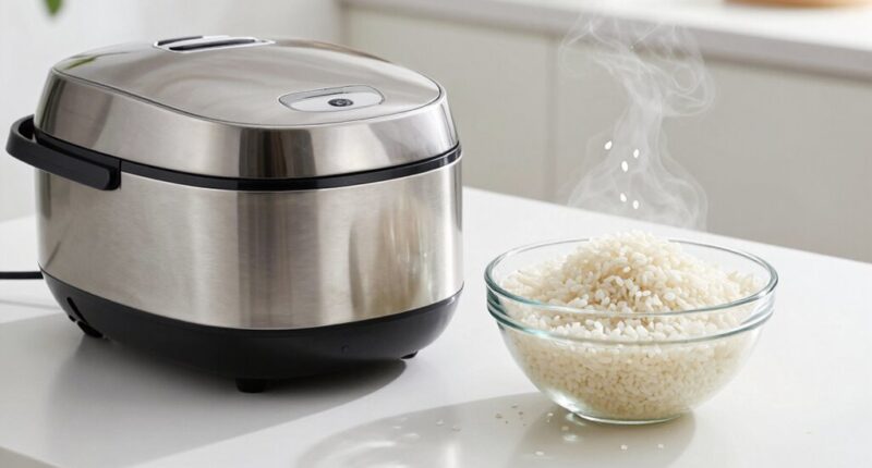 rinse soak for fluffy rice