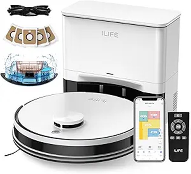 ILIFE A30 Pro Robot Vacuum & Mop with Auto-Empty