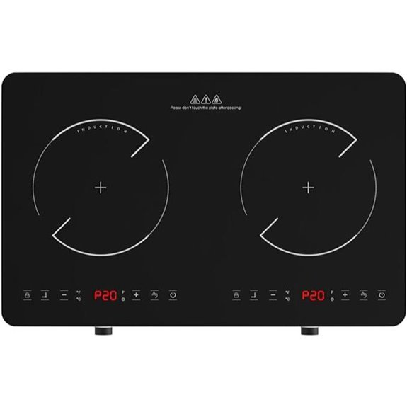 Double Induction Cooktop with Safety Features