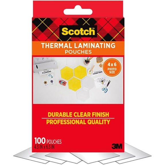 Scotch 5 Mil Thermal Laminating Pouches 100 Count
