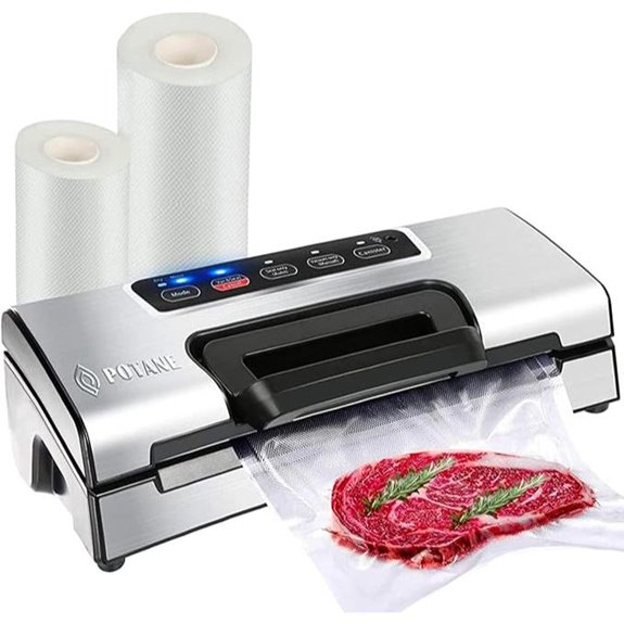 Precision Food Sealer with Cutter and Bag Storage