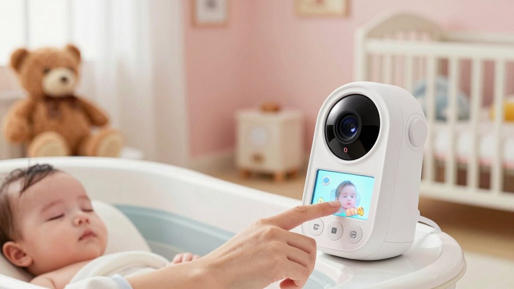 secure baby monitor settings
