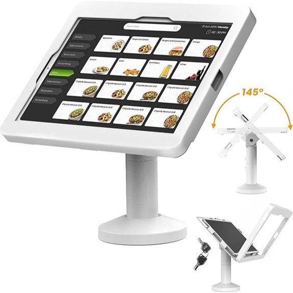 Secure Tablet Kiosk Stand for iPad 10.9-11 inch