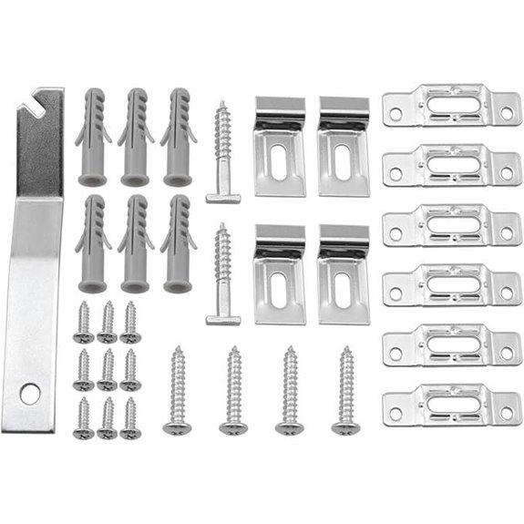 RLECS T-Lock Security Picture Hanger Set (2 Sets)