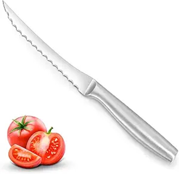 Tomato Knife Serrated Blade for Vegetables & Fruits