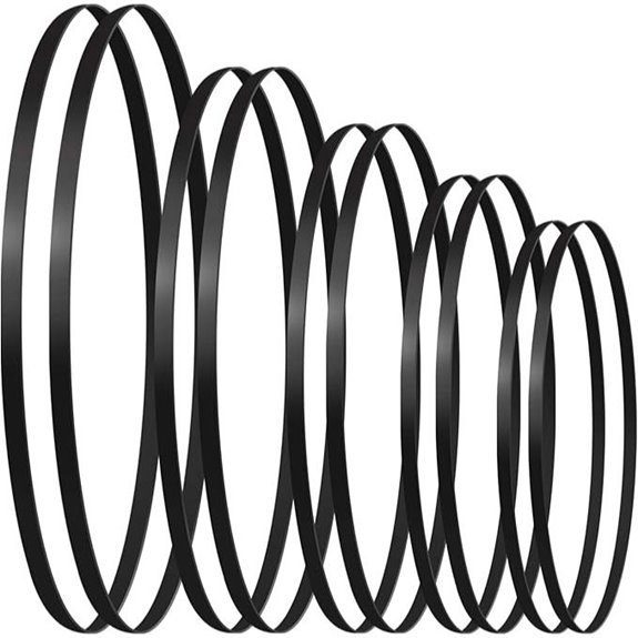 10 Pieces Turntable Belt Set for Various Sizes