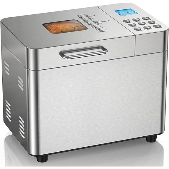 OSIPOTO 17-in-1 Stainless Steel Bread Maker