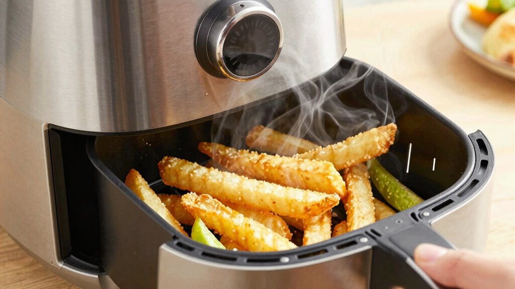 shake for even crispy results