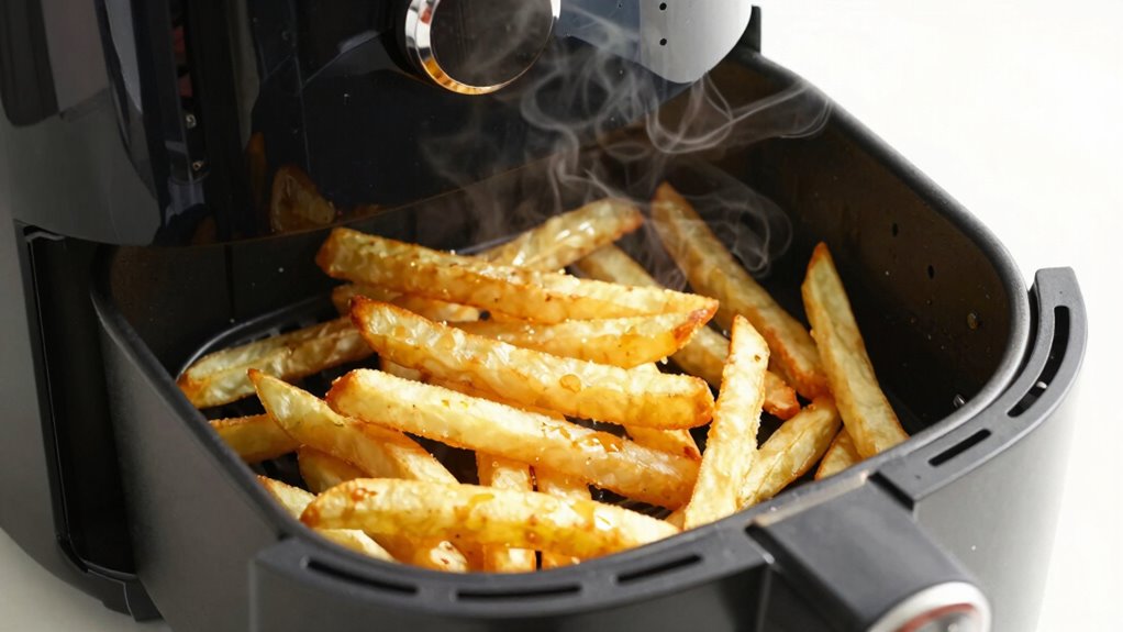 shake regularly for crispiness