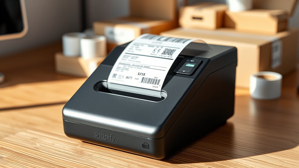 shopify label printer considerations