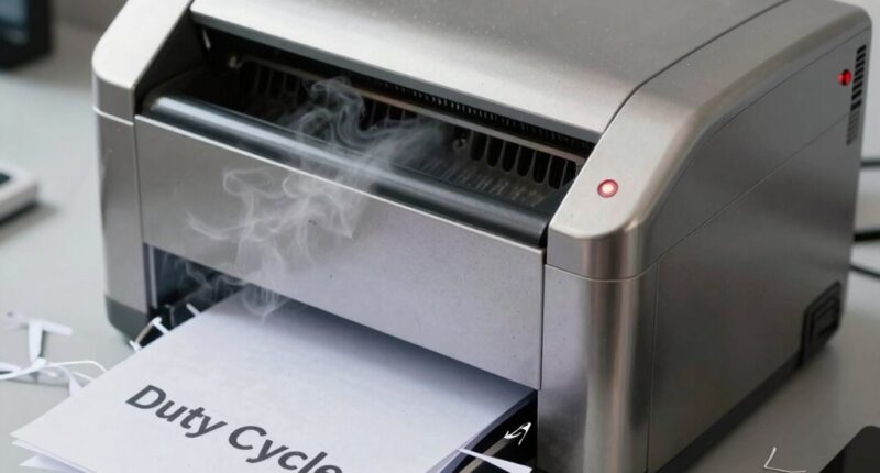 shredder duty cycle explanation