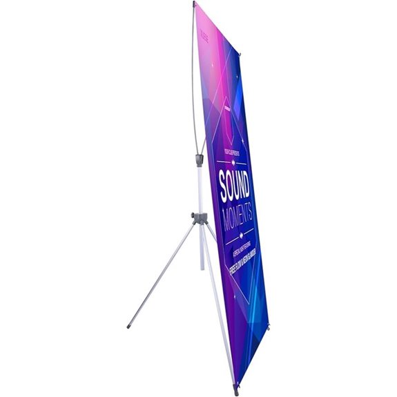 Adjustable X Banner Stand 6 Pack for Events