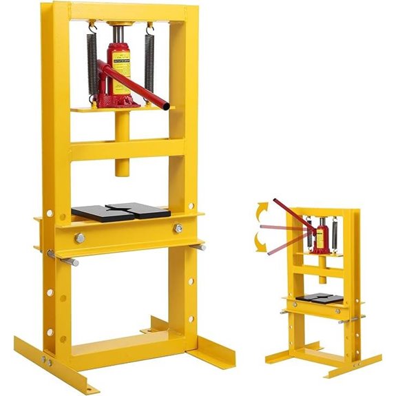 6Ton Hydraulic Shop Press with Movable Plate