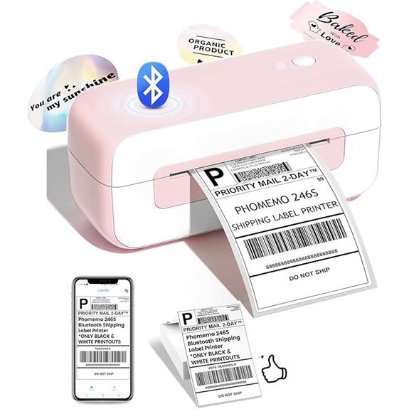 Phomemo Bluetooth Thermal Label Printer for Small Business