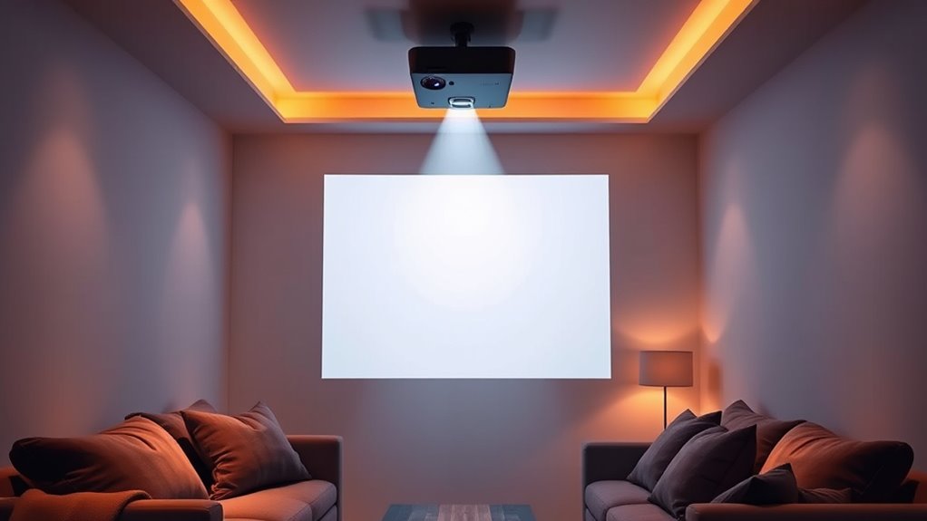 small room projector considerations