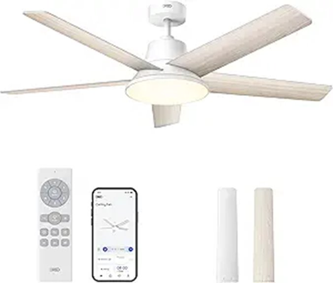 Dreo Smart Ceiling Fan with Lights and Remote