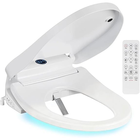 Electric Smart Bidet Toilet Seat with Remote
