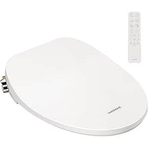 VIVOHOME Smart Heated Bidet Toilet Seat with Remote