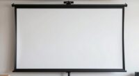smooth glare free projection surface