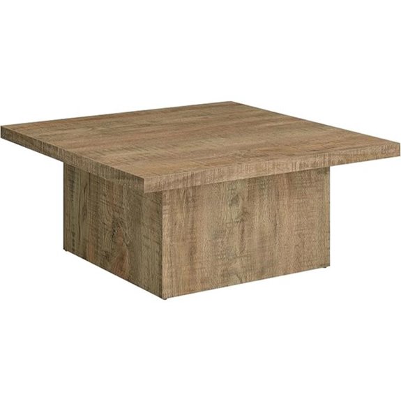 Zetta Square Coffee Table Engineered Wood Finish