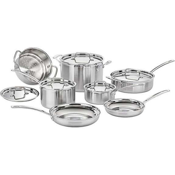 Cuisinart 12-Piece MultiClad Pro Stainless Steel Cookware