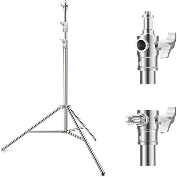 K&F Concept 9.2ft Stainless Steel Light Stand