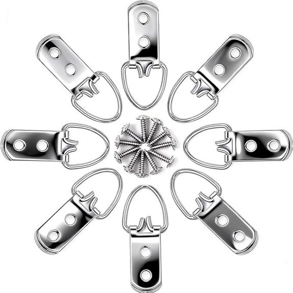 Heavy Duty D-Rings for Wall Art and Mirrors