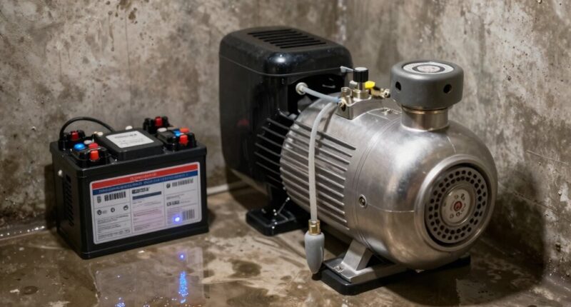 sump pump features and options