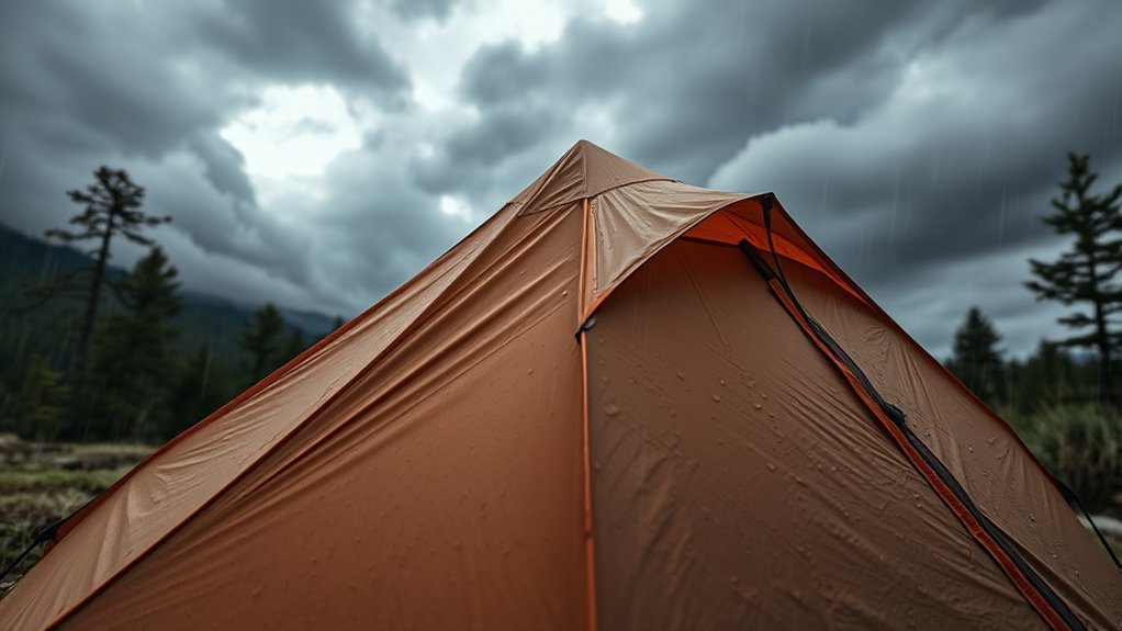 test tent s storm resistance