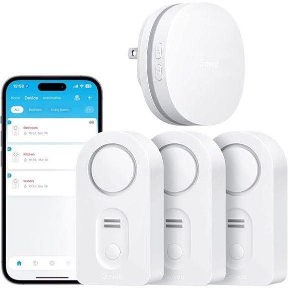 Govee WiFi Water Leak Detector (3-Pack)