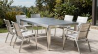 top aluminum patio sets
