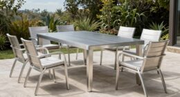 top aluminum patio sets