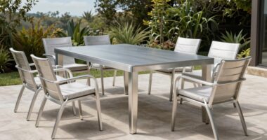 top aluminum patio sets