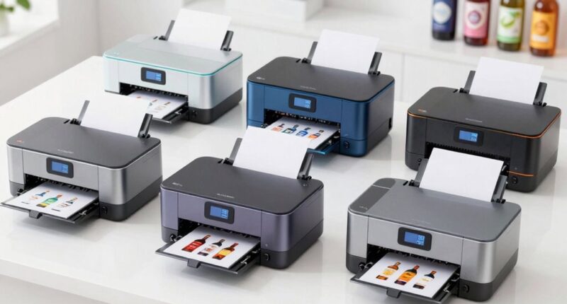 top bottle label printers