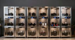 top camera gear dry cabinets