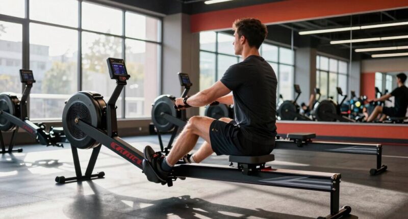 top cross training air rowers