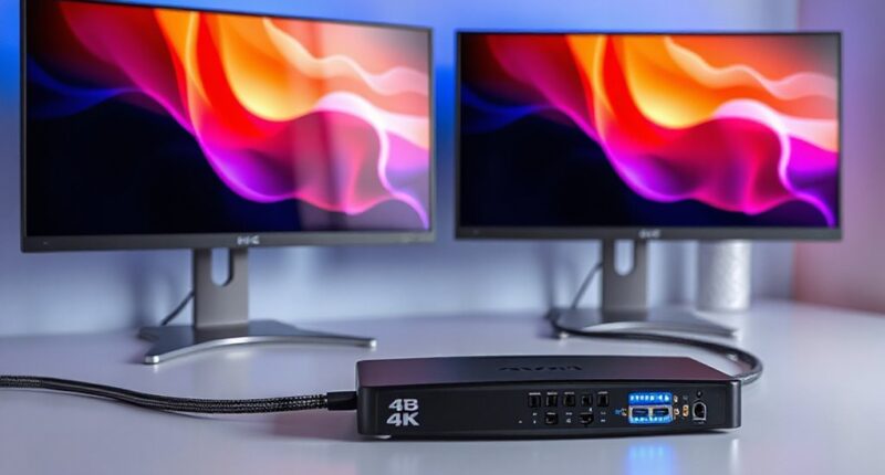 top dual 4k monitor switches