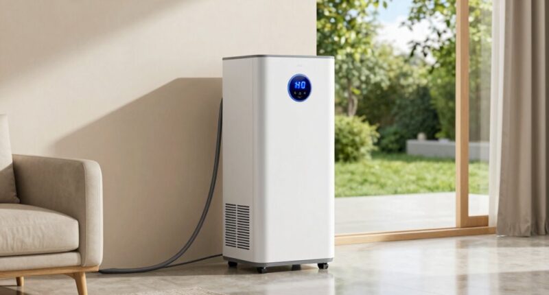 top dual hose portable ac