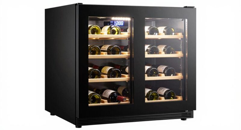 top dual zone wine coolers