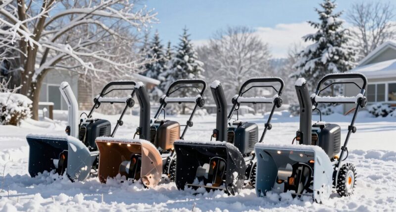 top electric snow blowers