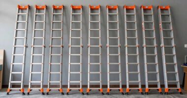 top heavy duty extension ladders