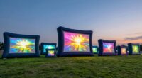 top inflatable outdoor projector screens
