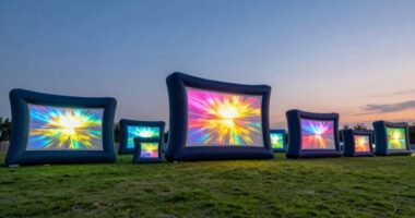 top inflatable outdoor projector screens