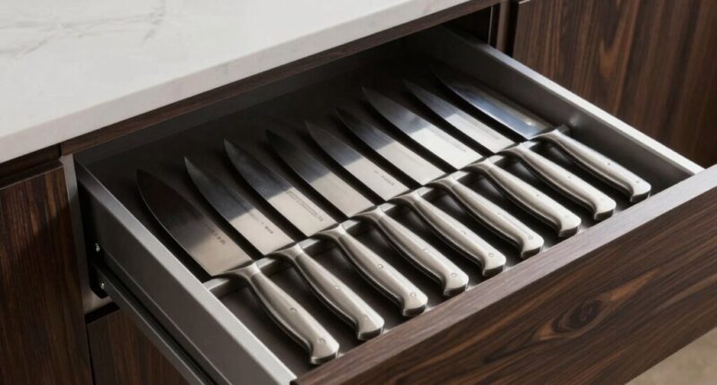 top knife drawer organizers