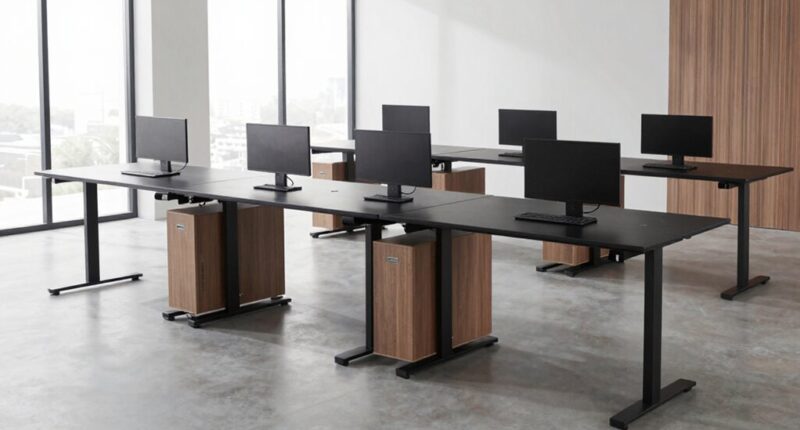 top l shaped desks