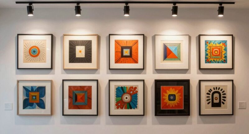 top led picture light list