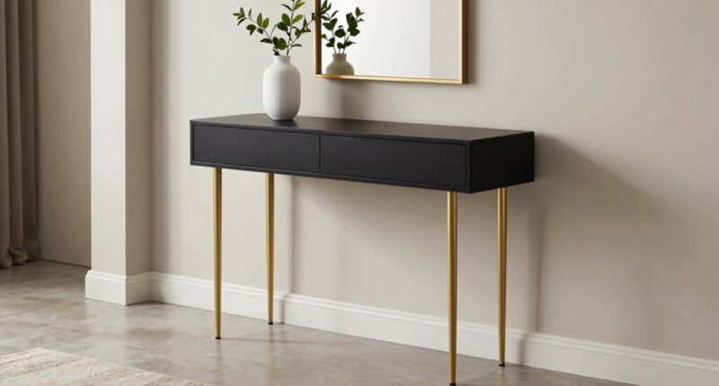 top narrow console tables