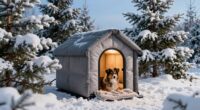top outdoor heated dog houses